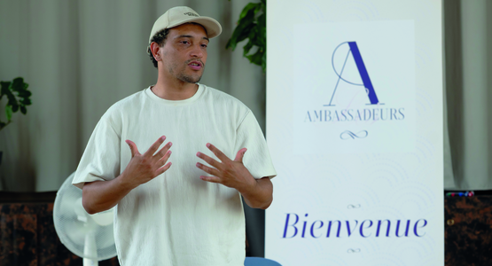Rencontre avec Julien Jaubert, producteur de musique et cofondateur du concours Les Flammes. © Fabien Charlier