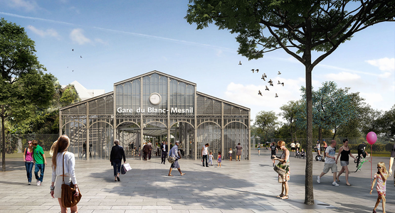 Gare du Blanc-Mesnil © Société du Grand Paris