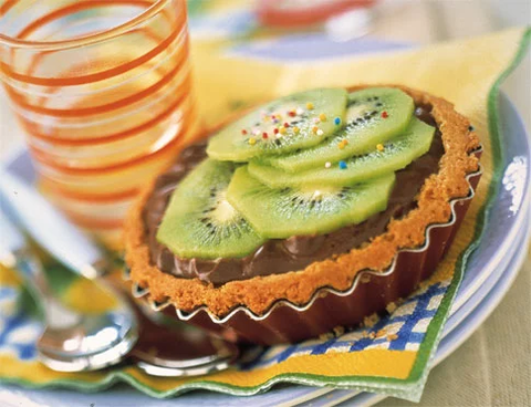 Tartelettes au kiwi et au chocolat